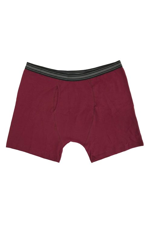 Cueca boxer plus size vinho