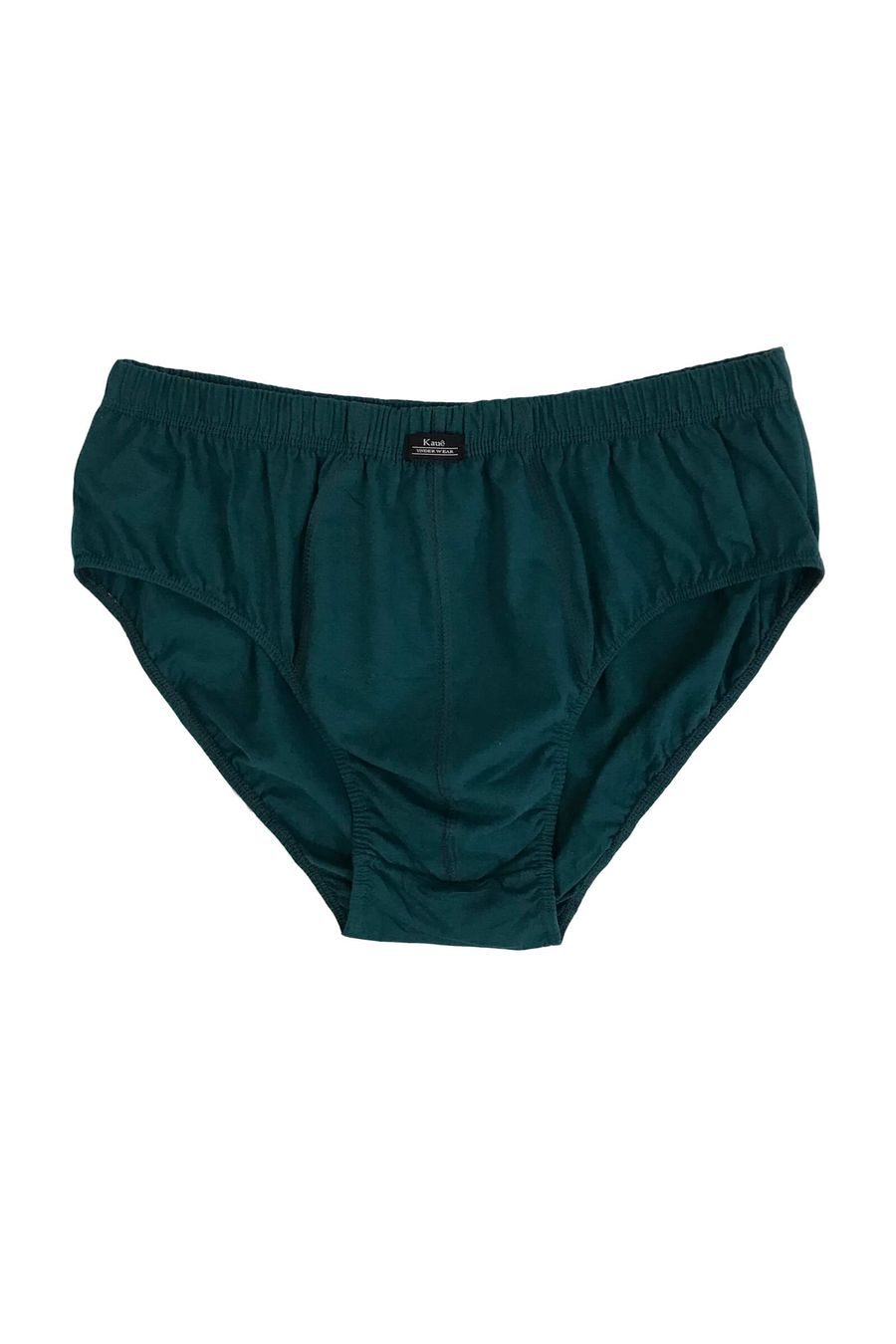 Cueca de malha slip plus size verde