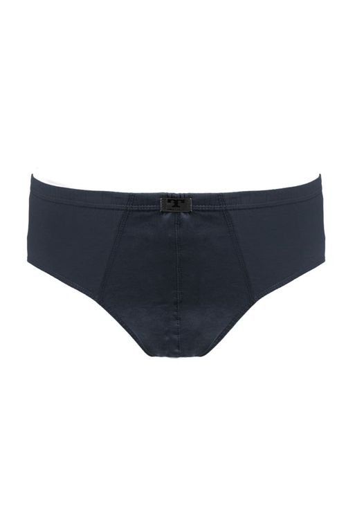 Cueca de malha slip plus size cinza chumbo