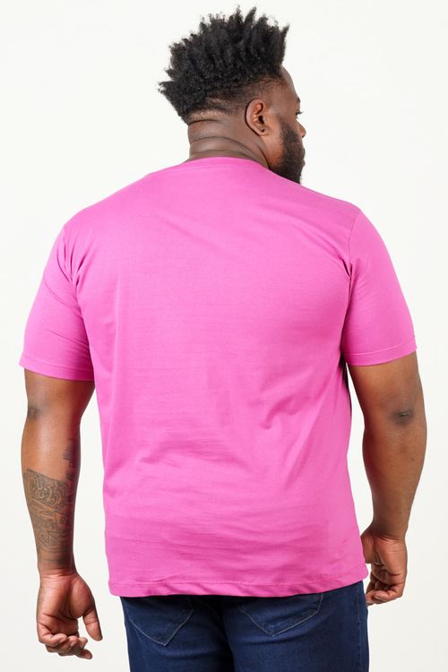 Camiseta careca básica plus size. roxa