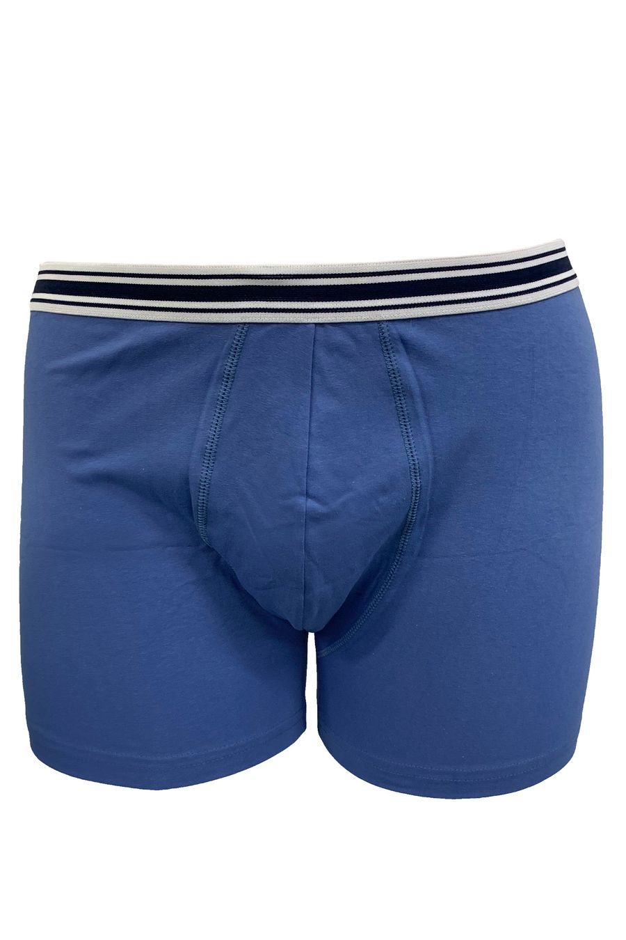 Cueca boxer plus size azul