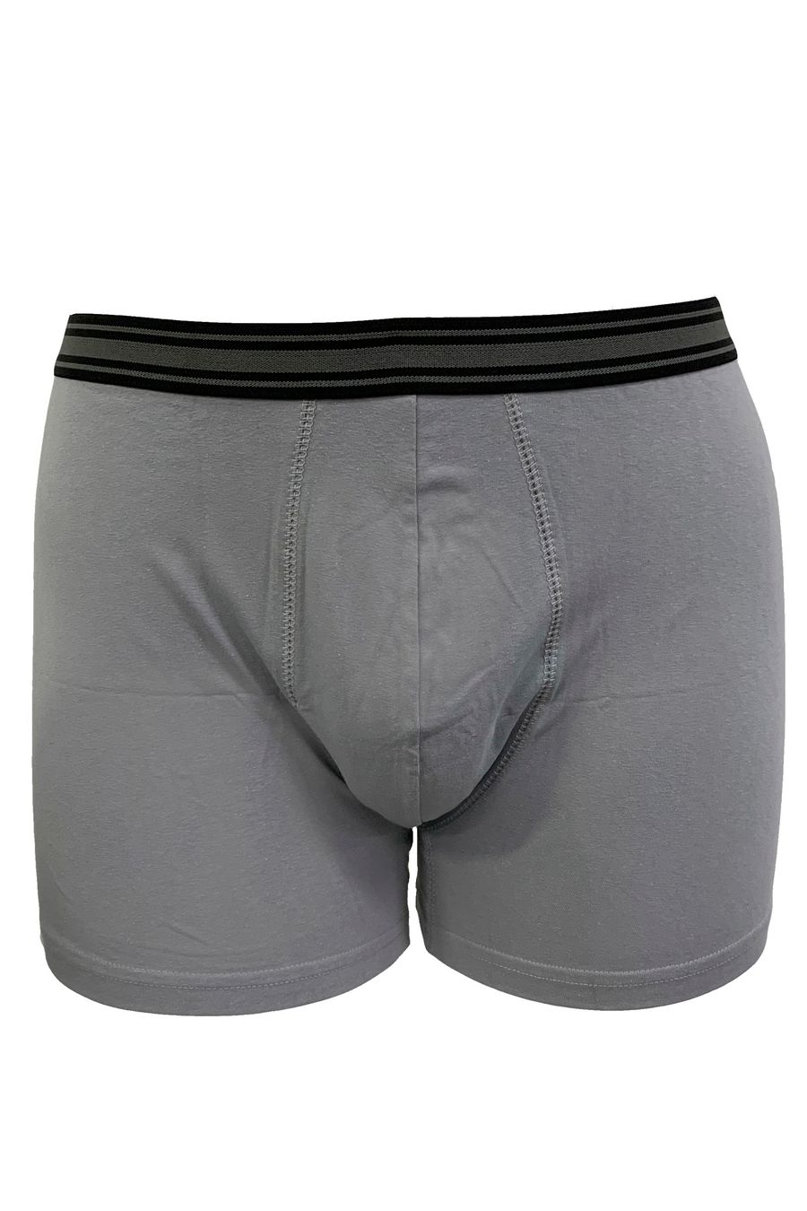 Cueca boxer plus size cinza