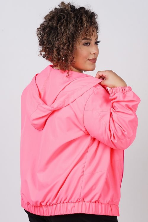 Jaqueta Corta Vento Rosa