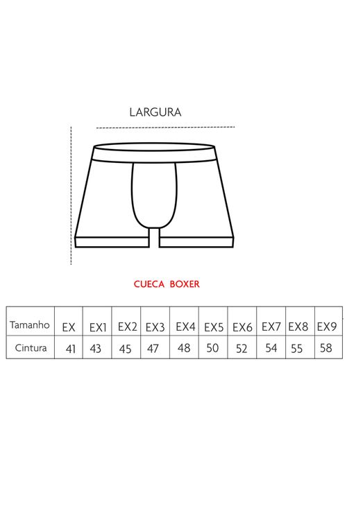 Cueca boxer plus size vinho