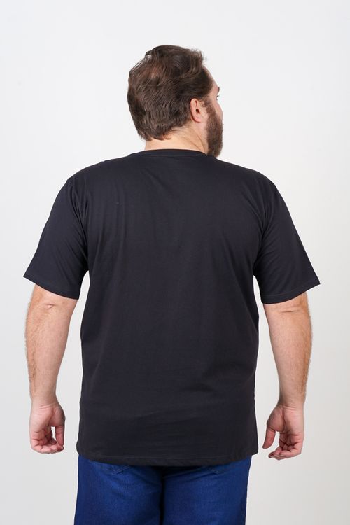 Camiseta com estampa bússola plus size preto