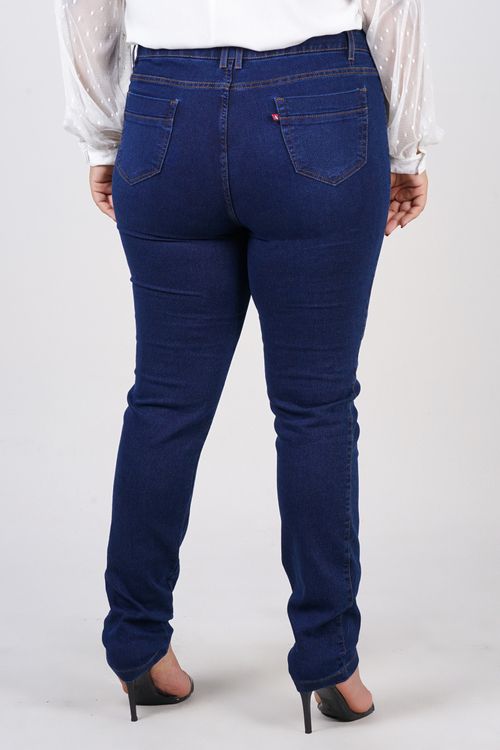 Skinny cós interno plus size jeans blue