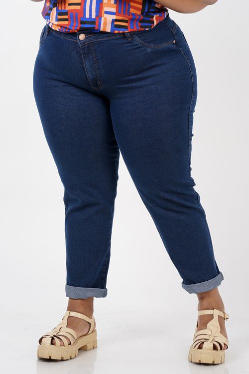 Calça skinny jeans plus size jeans blue