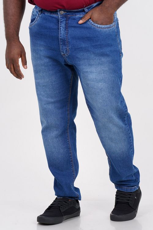 Calça skinny jeans plus size jeans blue