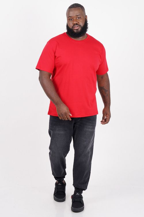 Calça jogger black jeans plus size jeans black