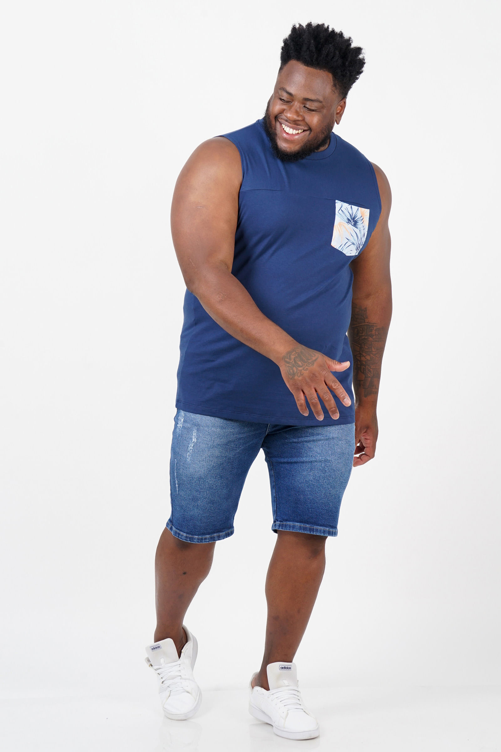 Bermuda-jeans-masculina-plus-size