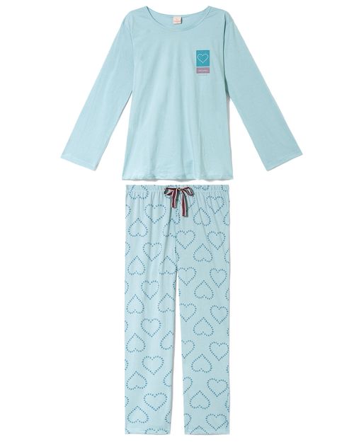 Pijama Plus Size Feminino Lua Encantada 100% Algodão