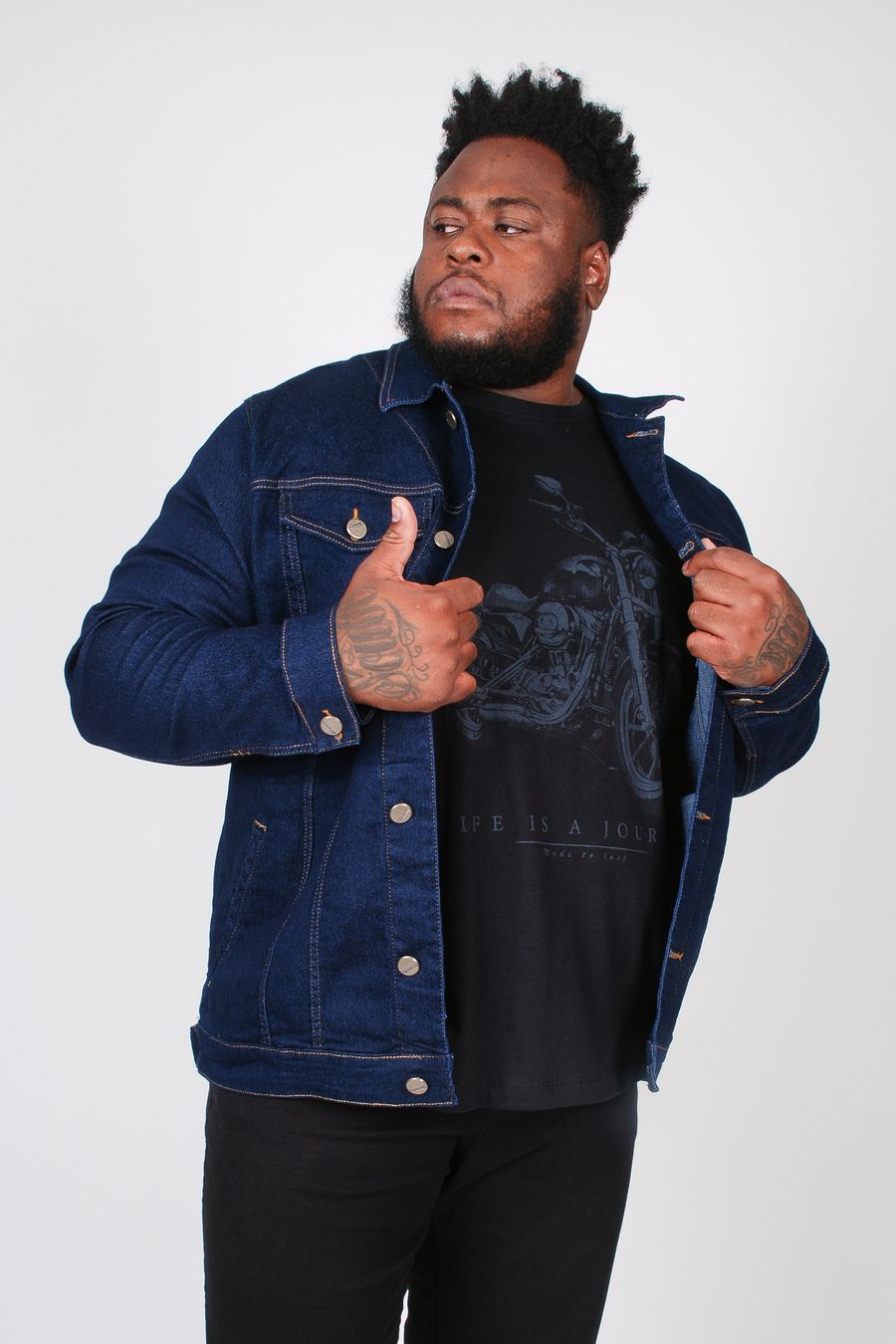 Jaqueta Jeans Masculina Blue