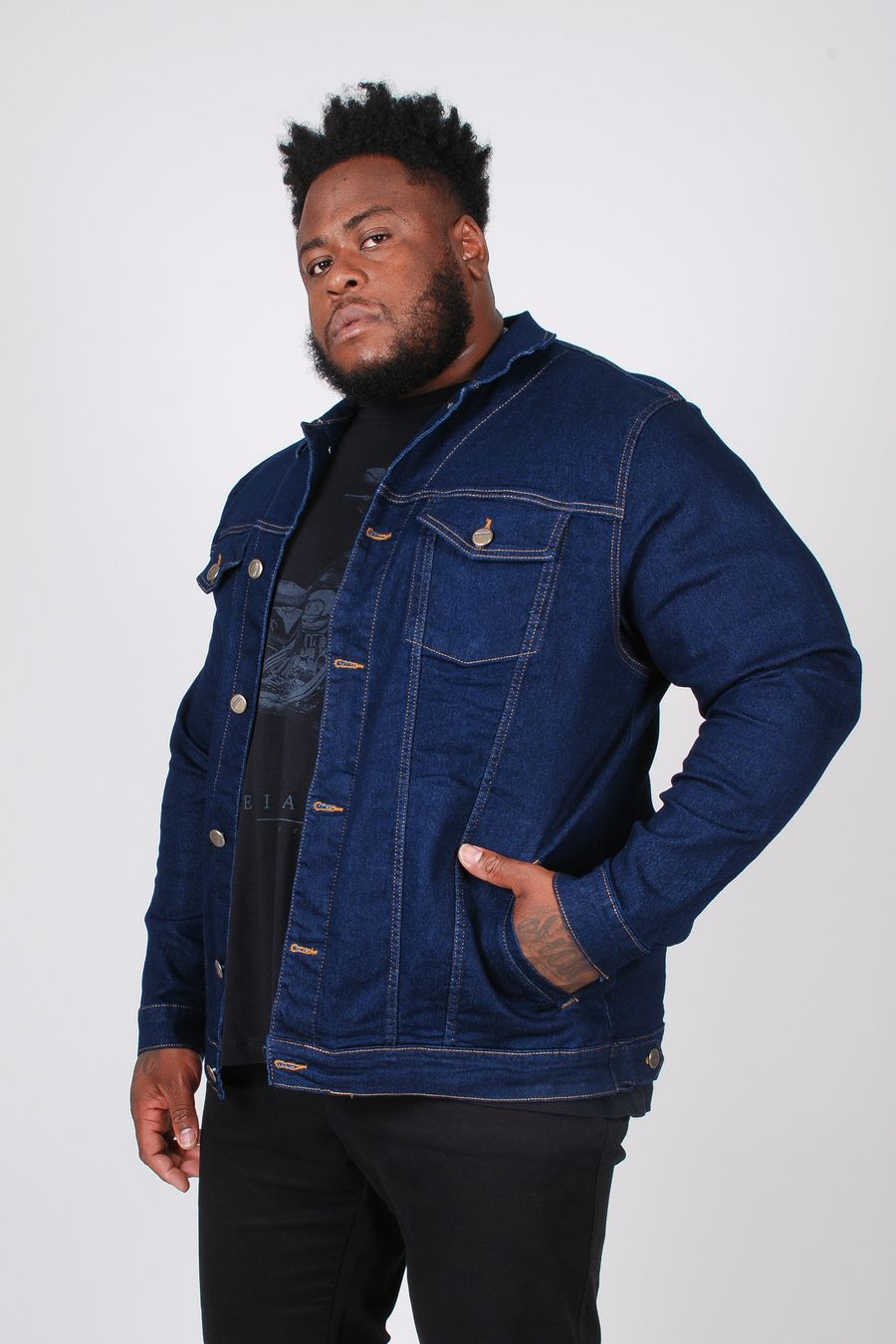 Jaqueta Jeans Masculina Blue