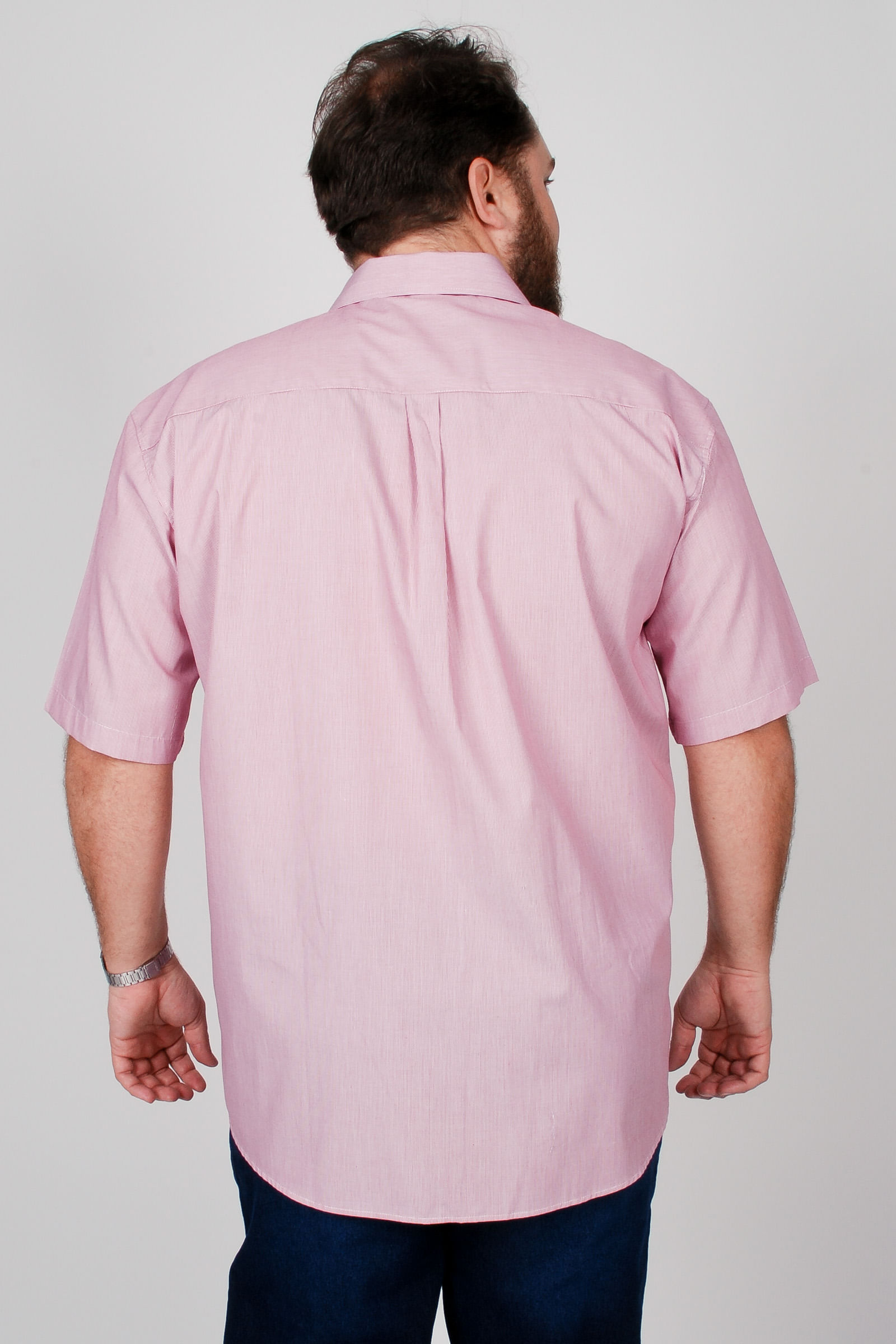 Camisa-tricoline-listrada-plus-size