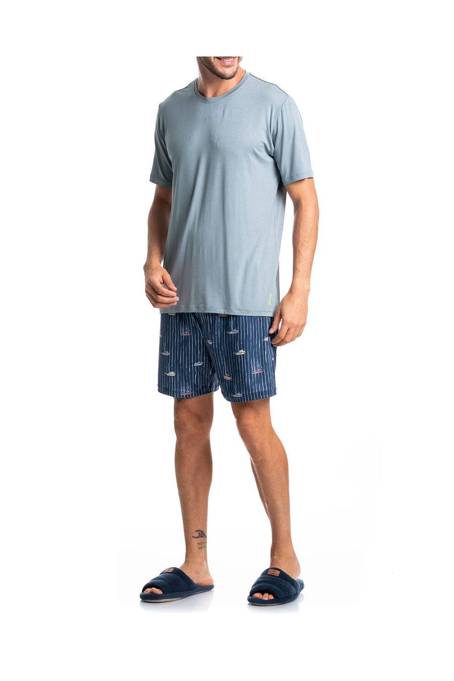 Pijama Plus Size Masculino Daniela Tombini Viscolycra