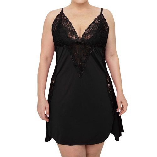 Camisola Plus Size Liganete Renda