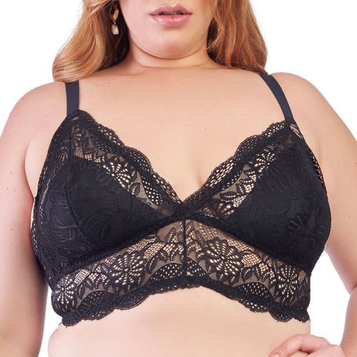 Sutiã Plus Size Top Renda