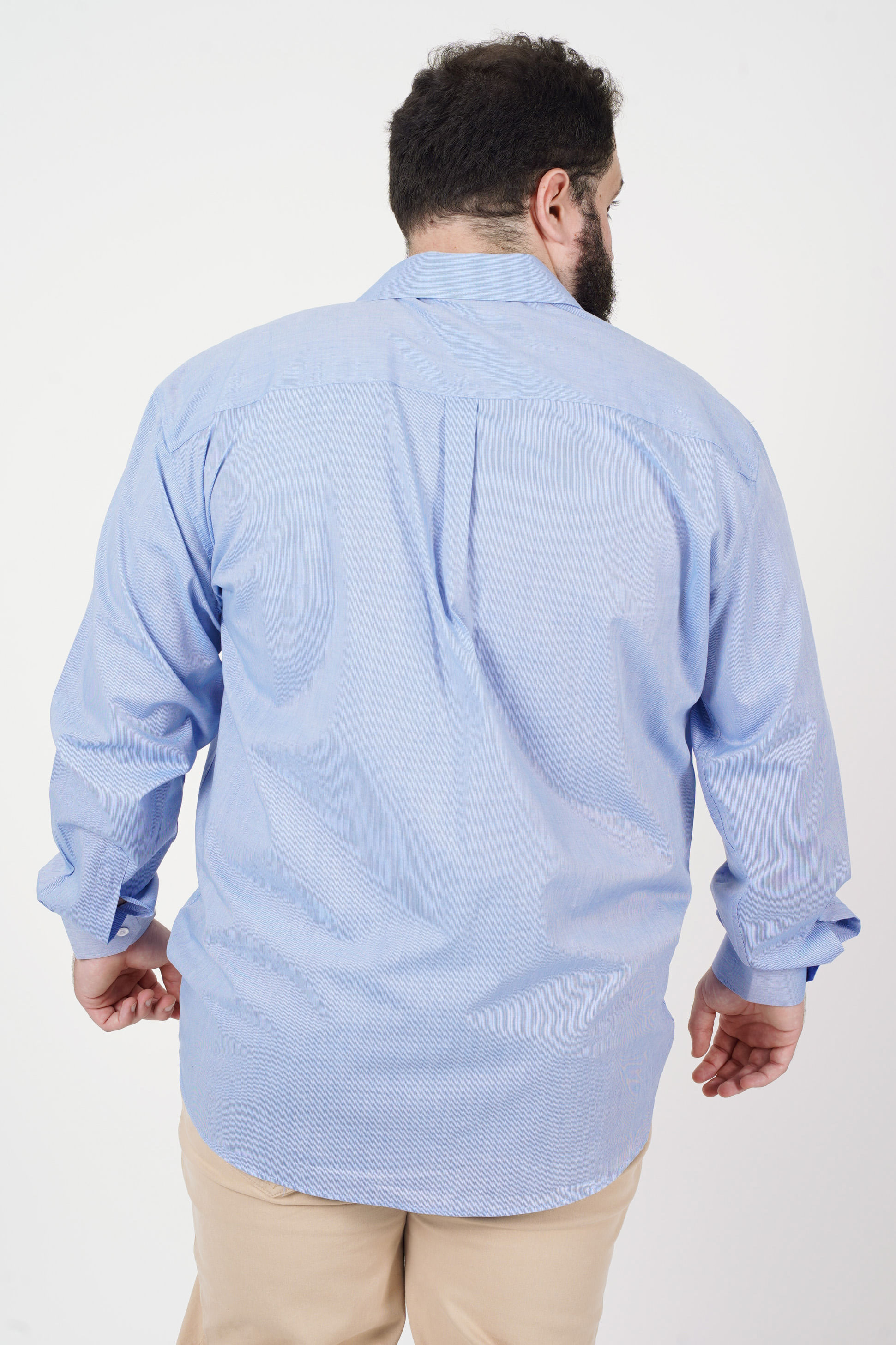 Camisa-masculina-plus-size--tricoline-listrado-plus-size