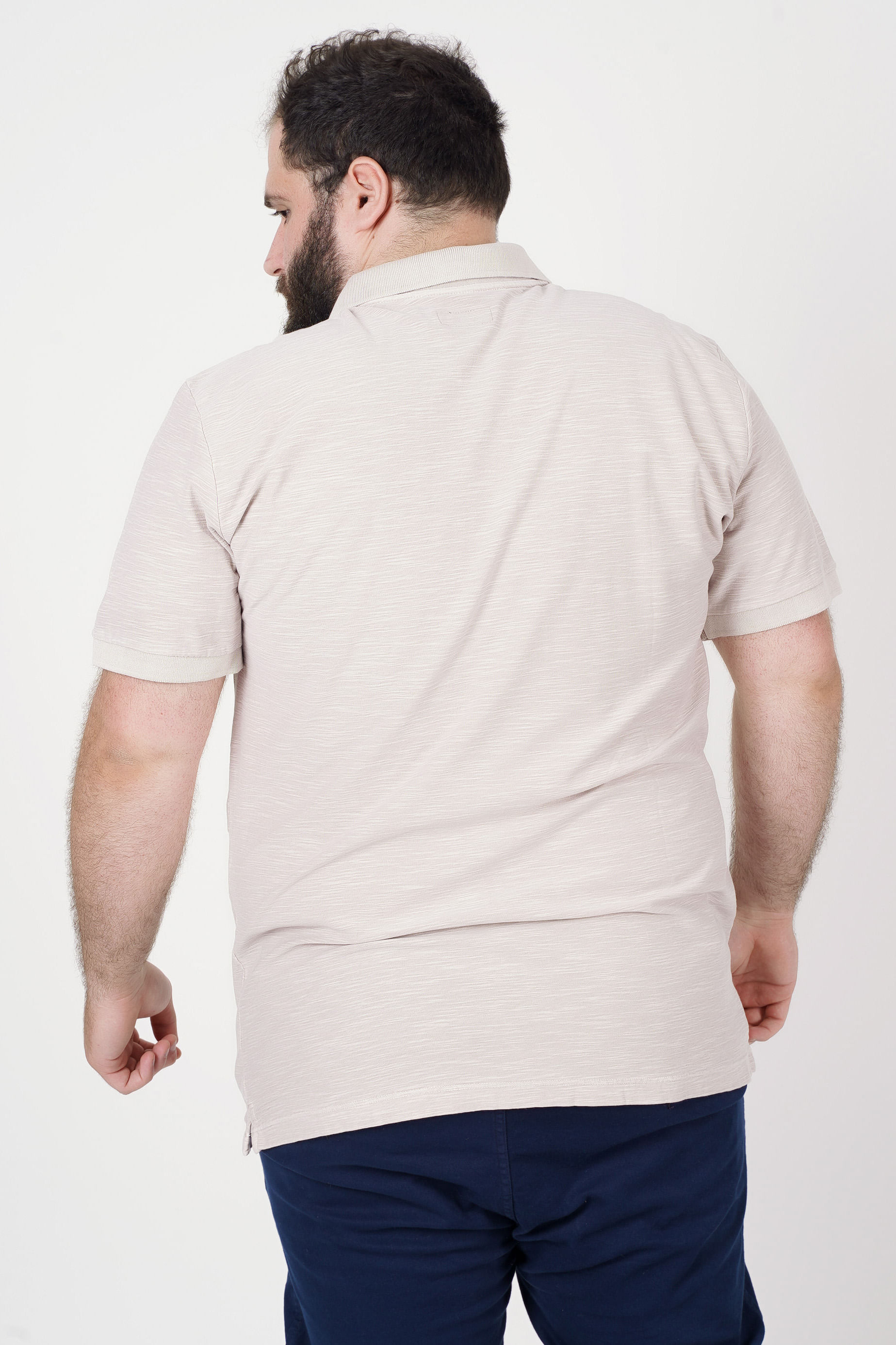 Polo-malha-flame-plus-size