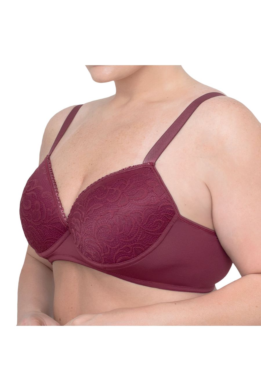 Sutiã Bojo Plus Size Viés Babado