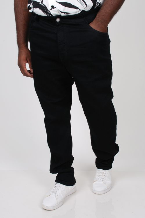 Calça skinny black jeans plus size jeans black