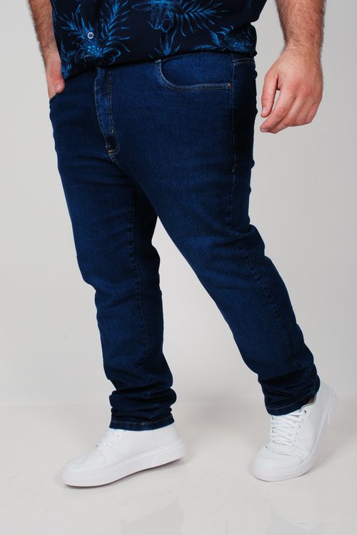 Calça skinny blue jeans plus size jeans blue