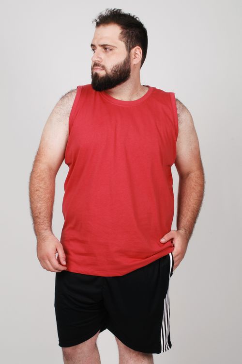 Regata machão plus size rose
