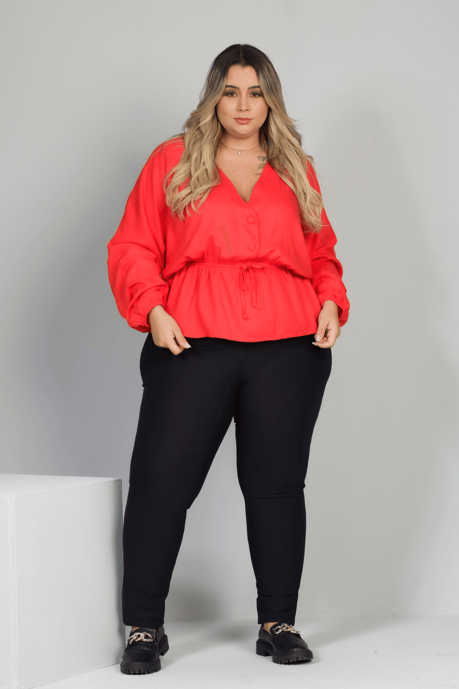 Calça Alfaiataria Roma Plus Size PRETO