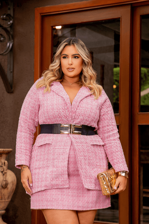 Blazer Tweed Lady Plus Size ROSA