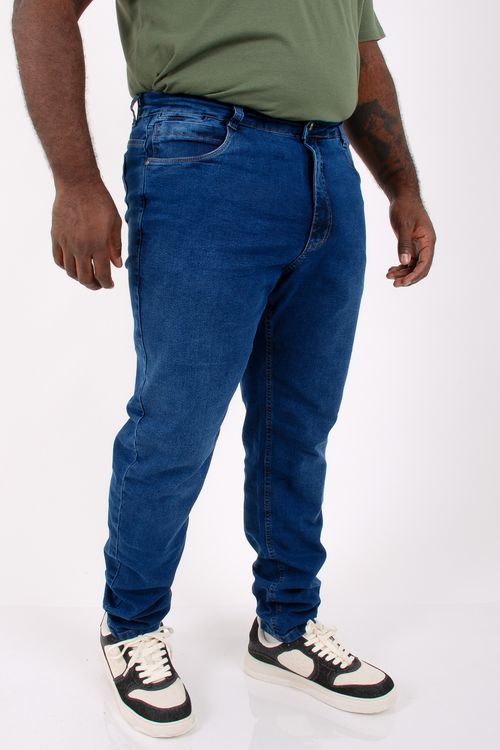 Calça skinny jeans elastano masculina inv jeans blue