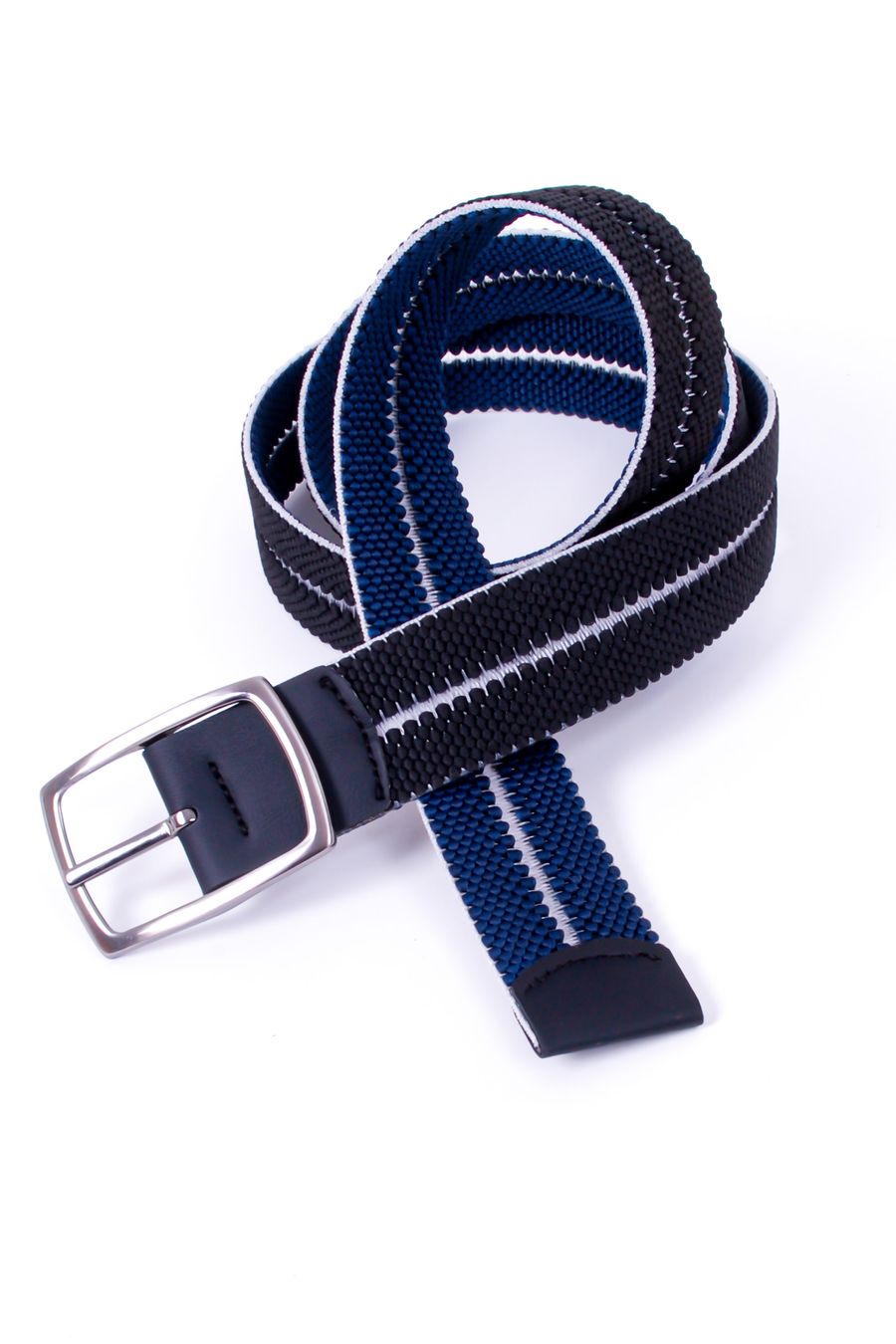 Cinto cadarço elástico dupla face masculino preto
