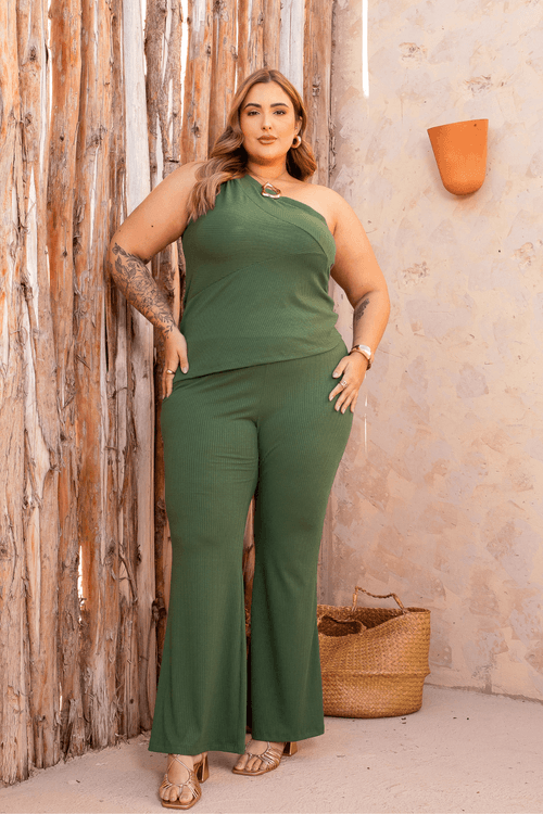 Calça Bailarina Soho Plus Size VERDE
