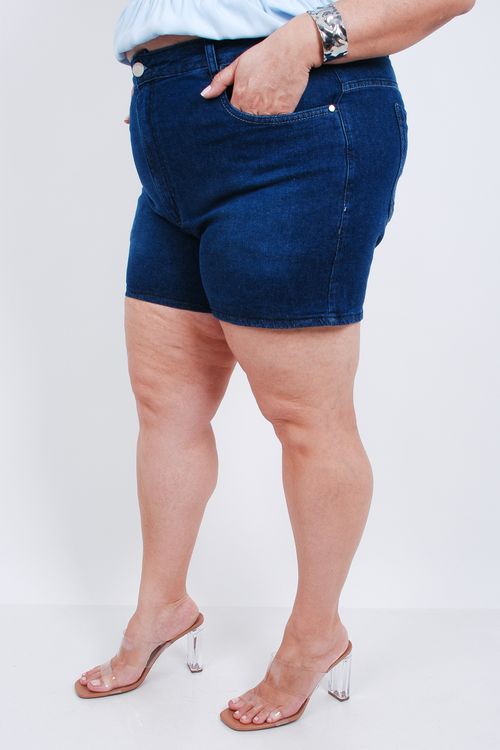 shorts jeans com elastano feminino jeans blue