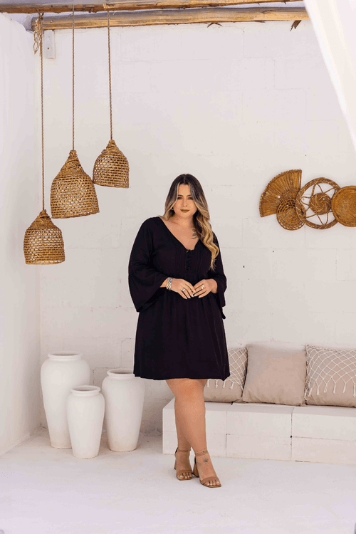 Vestido Fada Plus Size PRETO