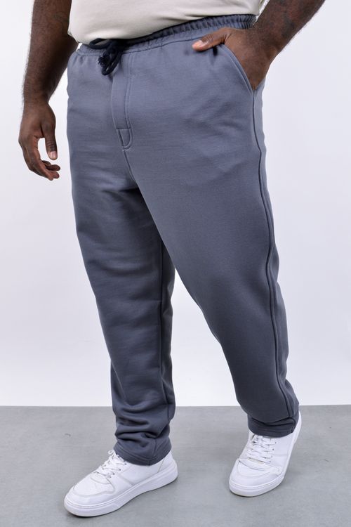 Calça masculina moletom felpado cinza chumbo