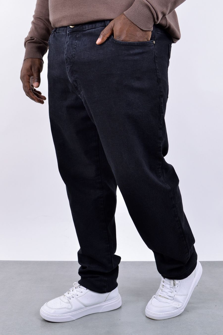 Calça skinny black jeans masculina inv jeans black