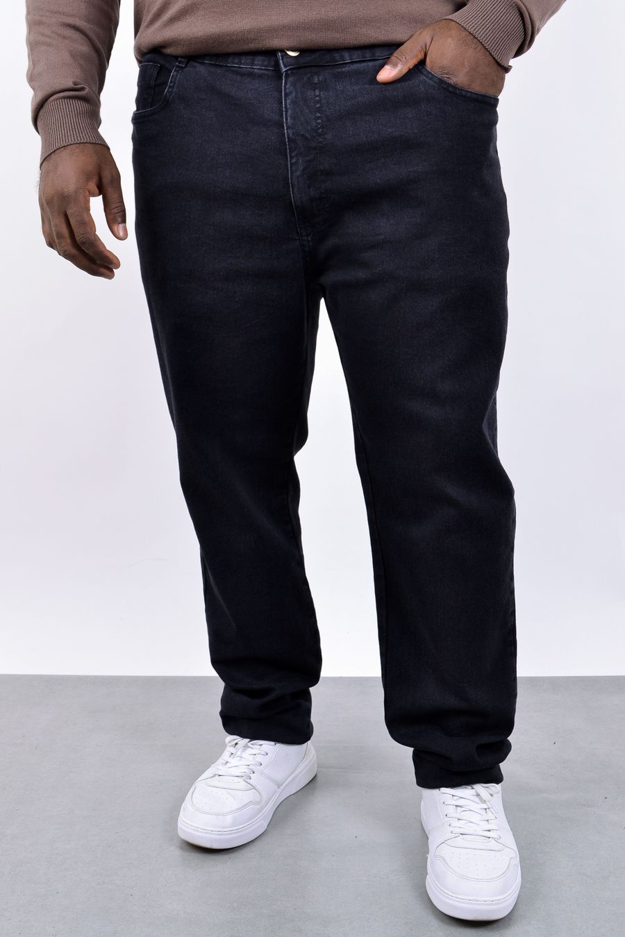 Calça skinny black jeans masculina inv jeans black