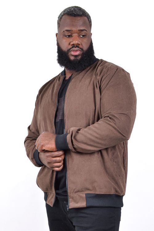 Jaqueta bomber masculina marrom