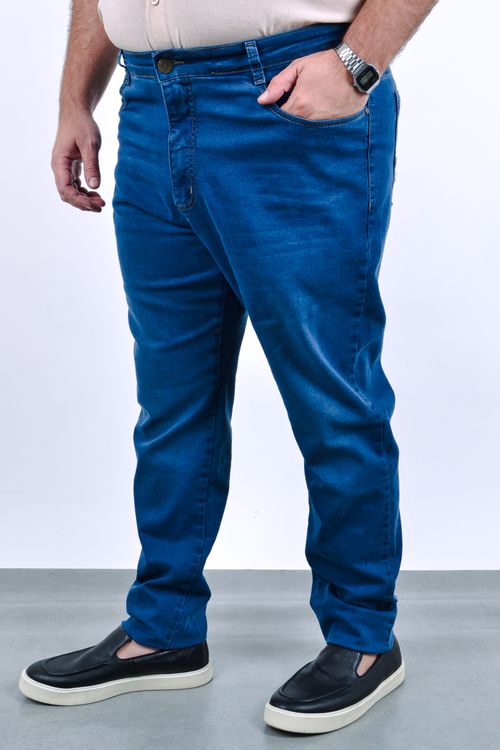 Calça skinny jeans masculina blue jeans blue