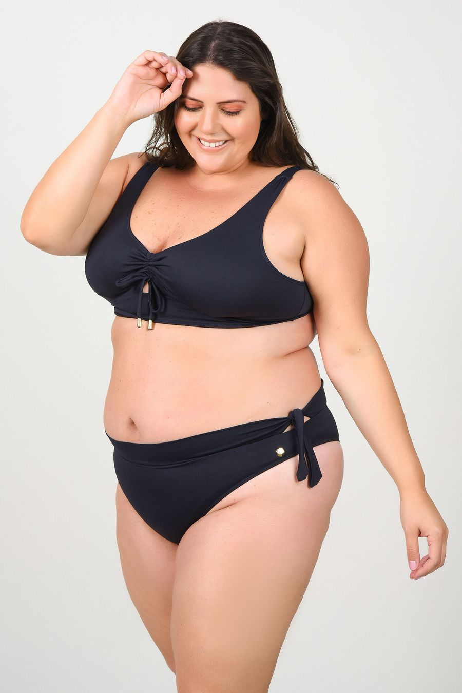 Biquini plus size preto