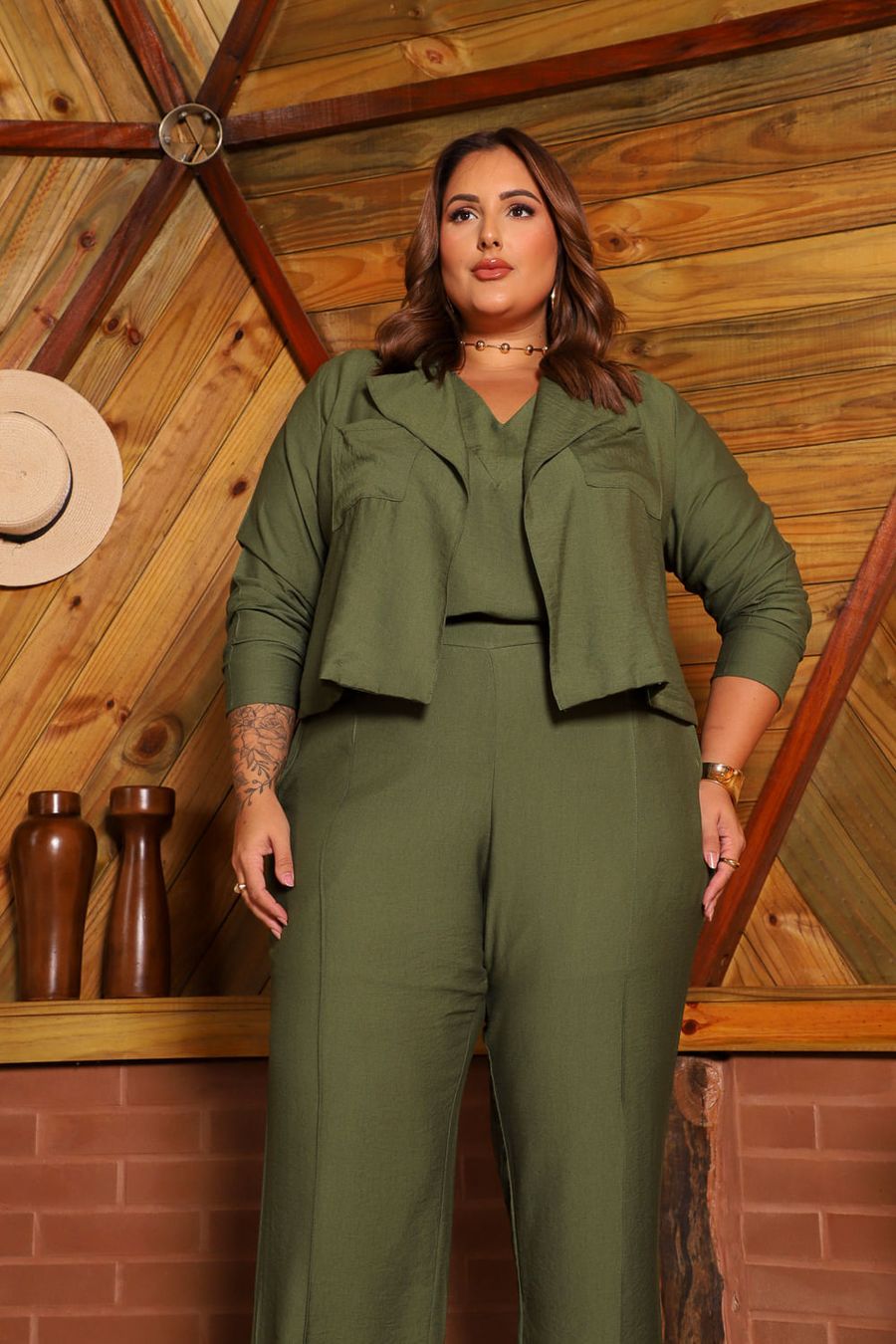 Jaqueta Aruba Plus Size VERDE