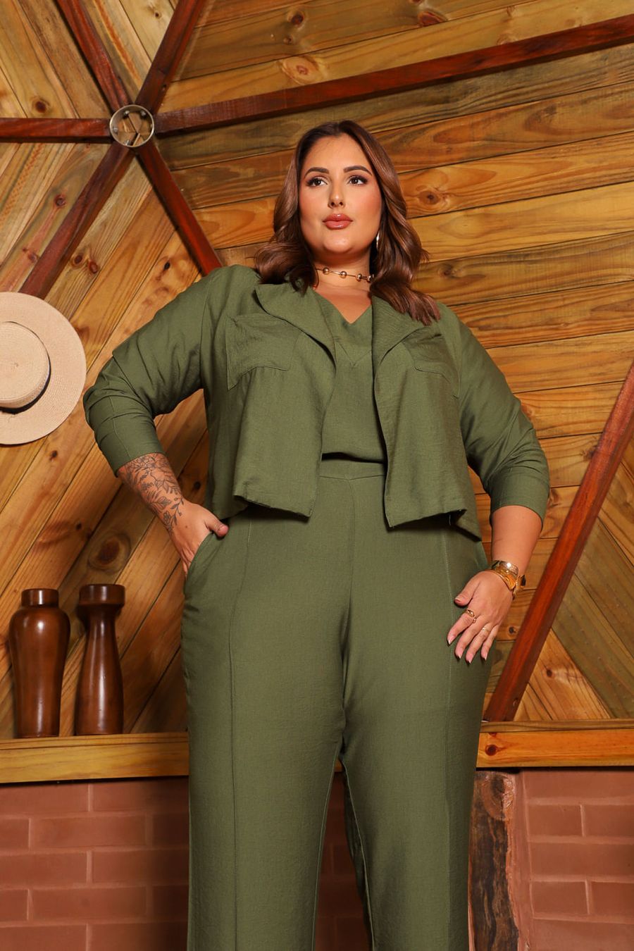 Jaqueta Aruba Plus Size VERDE