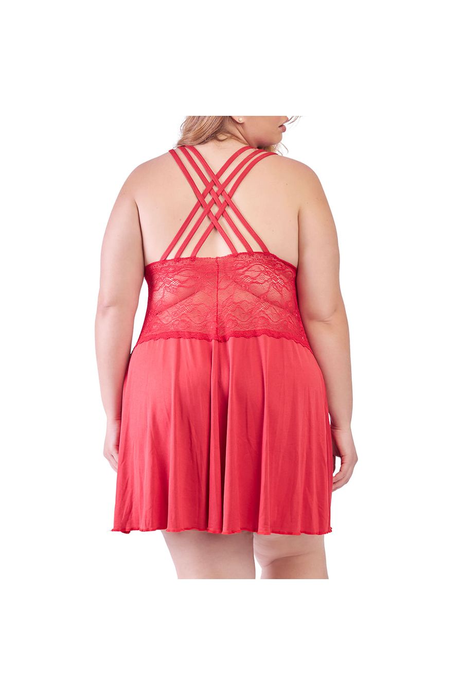 Camisola Plus Size Nadador Tiras