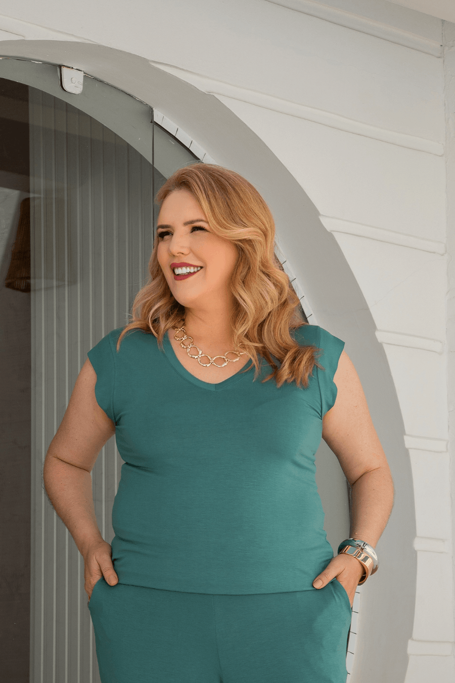 Blusa Manga Muscle Plus Size VERDE