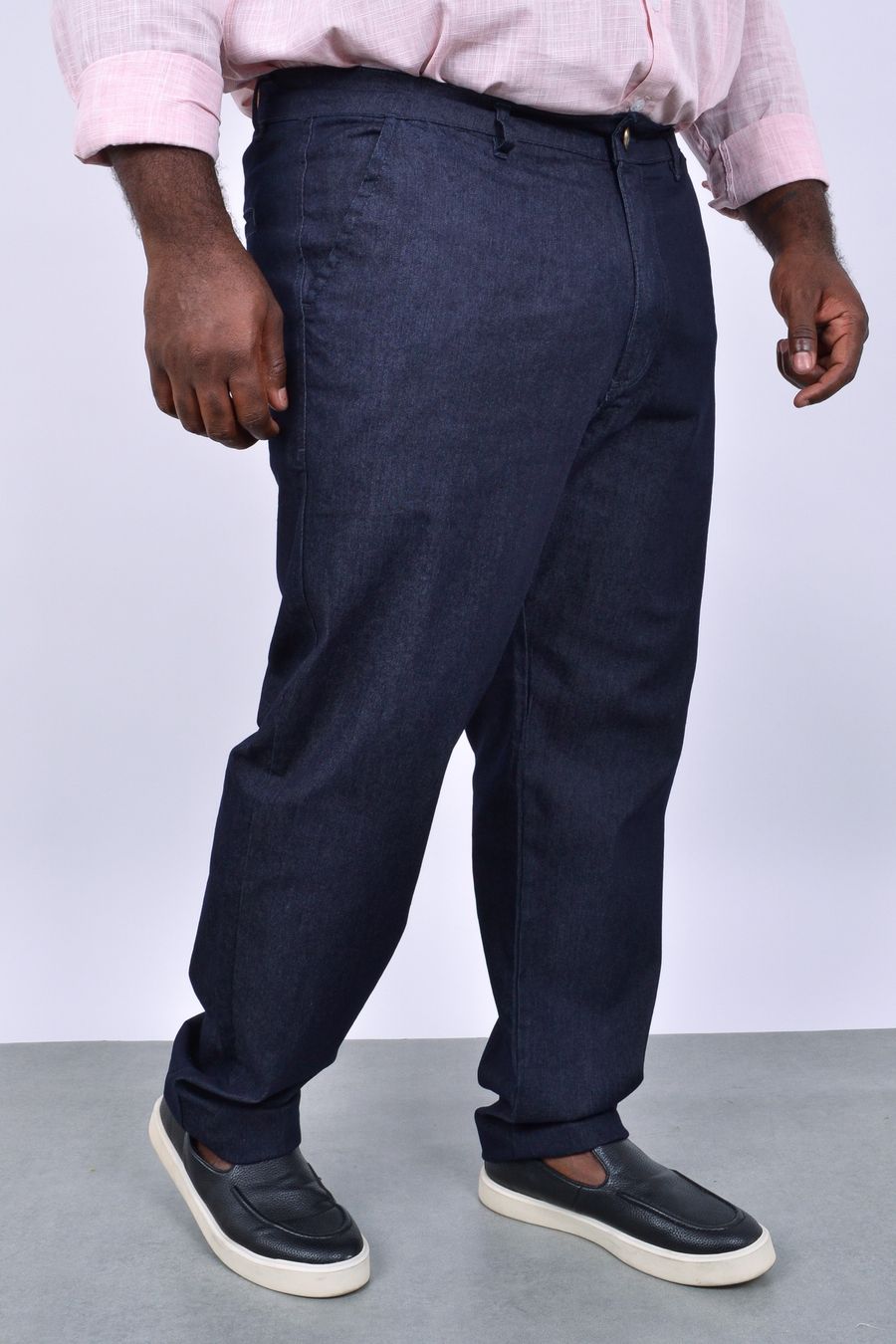 Calça masculina chino jeans jeans blue