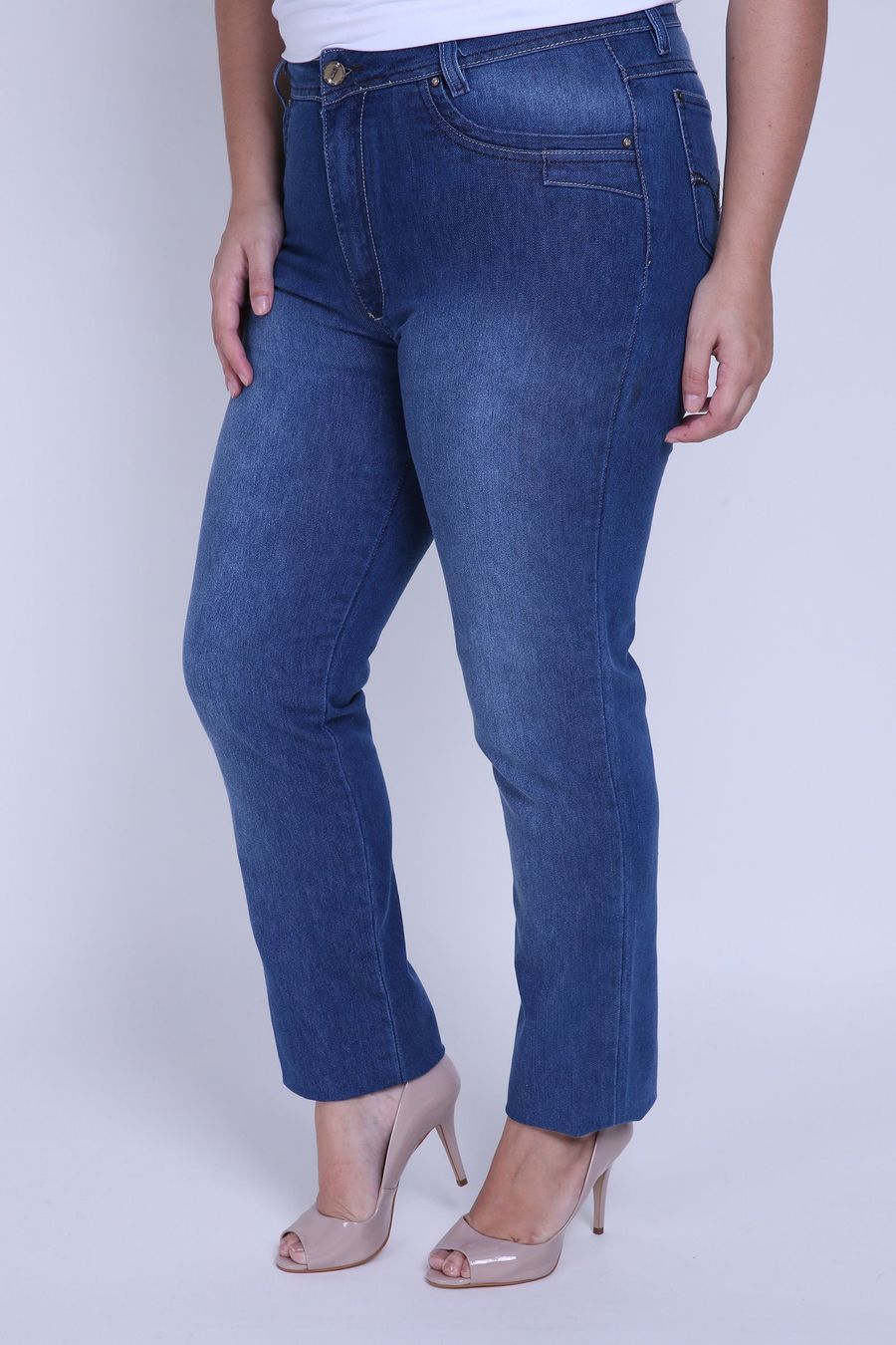 Skinny  jeans plus size jeans blue
