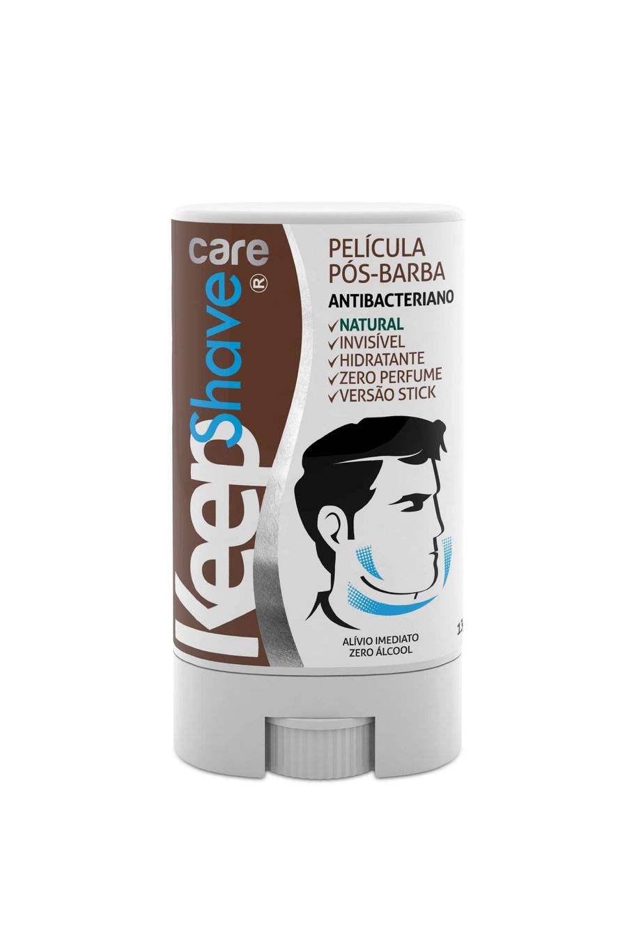 Película pós-barba antifoliculite com ômegas keep shave azul