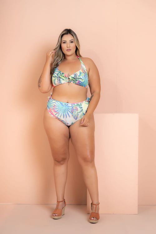 Biquíni Com Argola Coqueiro Plus Size