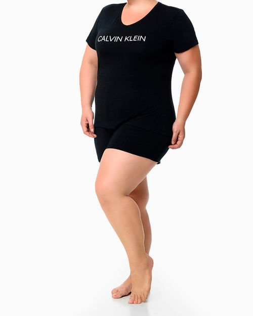 Pijama Curto Plus Size Feminino Calvin Klein Viscolight