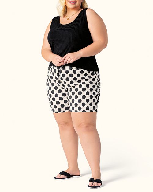 Pijama Plus Size Feminino Lua Encantada Algodão Poá